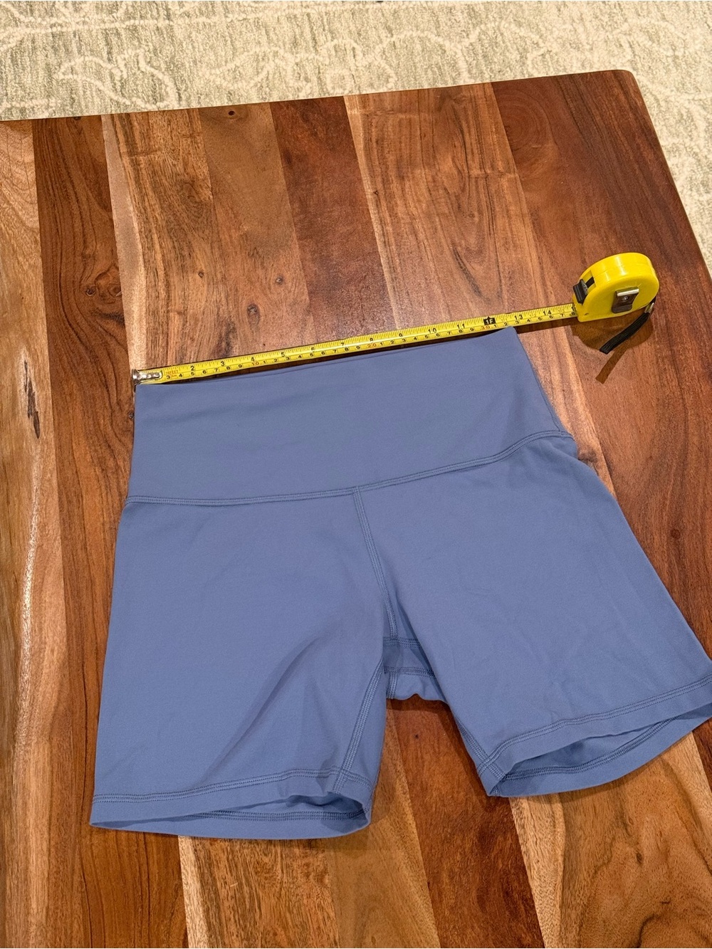 Lululemon Align High Rise Shorts 6” Inseam in Washed Denim Size 8 - Picture 7 of 10